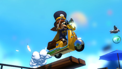 Riding a Scooter